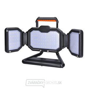 Solight LED reflektor 30W, prenosný, nabíjací, 3000lm, oranžovo-čierny gallery main image