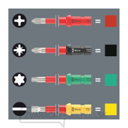 Wera 006631 Vymeniteľné skrutkovacie čepele Kraftform Kompakt VDE nerez 17 extra tenké 1 TIE (sada 17 ks) Náhľad