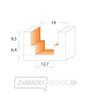 CMT C965 Dvojdrážková fréza - D16,3 d12,3 I16 L80 S=8 Z2 Náhľad