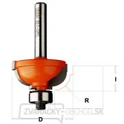 CMT C963 Zaobľovacia fréza konvexná - R8 D31,7x14,3 S=12 HW Náhľad