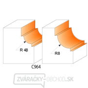 CMT C964 Zaobľovacia fréza konvexná - R4,8 D25,4x11,5 S=8 HW Náhľad