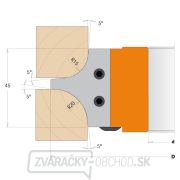 CMT Zaobľovacia fréza R15-R20 MAN - D132 d30 Z2 ALU Náhľad