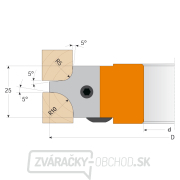 CMT Zaobľovacia fréza R5-R10 MAN - D113 d30 Z2 ALU Náhľad