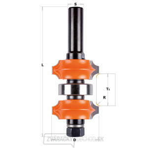 CMT Obojstranná zaobľovacia fréza - R2 alebo 3 I11,1-31,75 S=12 HW gallery main image