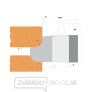 IGM F612 Konvexno-konkávna fréza R10 MAN - D130x35 d30 Z2 ALU Náhľad