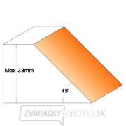 CMT Uhlová fréza 45° MAN - D150 d30 Z2 ALU Náhľad