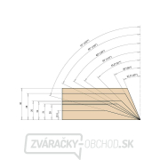 IGM F465 Uhlová V fréza HW - 150° D96,5x12,4 L95 S=20 Z2 Náhľad