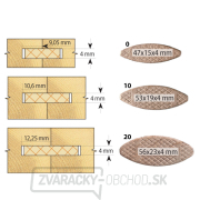 IGM M122 Sada fréz na lamelové spoje - D37,2x3,95 H12,25 L63 S=8 HW Náhľad