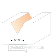 Fréza CMT C958 s V-drážkou - 60° D12,7x11 S=8 HW Náhľad