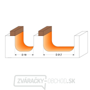 CMT Fréza na žľaby s ložiskom - R6,4 D19x16 S=6 HW Náhľad