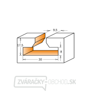 CMT C950.6 HW fréza na valcové drážky - D30x17,5 d9,5 S=12 Náhľad