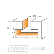 CMT C950.6 HW fréza na valcové drážky - D34,9x22,2 d12,7 S=12 Náhľad