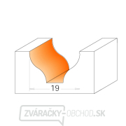 CMT C965 Profilová fréza - R2 D12,7x8 d4 S=8 HW Náhľad