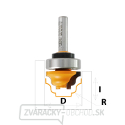 CMT C965B Profilová fréza, ložisko - Profil B, R4 D28,6x14,3 S=12 HW Náhľad