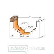 CMT C965B Profilová fréza, ložisko - Profil E R4,76-6,35 D34,9x18,5 S=8 HW Náhľad