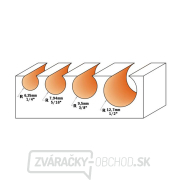 Guľová fréza CMT C968 s drážkami - R12,7 D25,4x23,5 L70 S=12 Náhľad