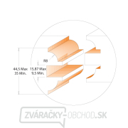 CMT Súprava na rezanie dverí 2ks, S=12 HW Náhľad