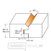 CMT C955 Fréza na pero a drážku - D44,4 t19-25,4 S=12 HW Náhľad