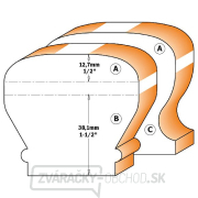 CMT C956 Fréza na hrany stolov a zábradlia - D63,5x19 S=12 HW Náhľad