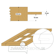 CMT C955 Súprava okenných krídiel - D38+35 ložisko 22 S=12 HW Náhľad