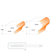 CMT C955 Fréza na prahy - R5,5+12,7 D38,1x35 S=12 HW Náhľad