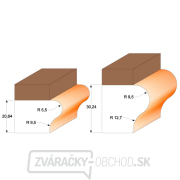 CMT C955 Fréza na hrany prahov - R5,5+9,5 D31,7x25,4 S=12 HW Náhľad