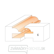 CMT C991 Sada fréz na výplňový rám - D44,4 t18-22 profil A S=12 HW Náhľad