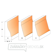 CMT C990 Výplňová fréza - D38x38 t15-18 profil B S=12 Náhľad