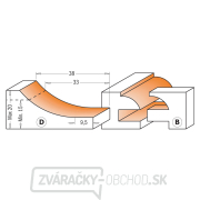 CMT Sada fréz na rámy a výplne - 3ks profil D+B S=12 HW Náhľad