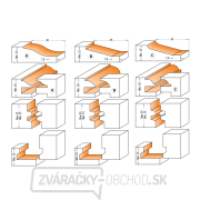 CMT Súprava dverí pre zárubňu a výplň - 5ks profil A S=12 HW Náhľad