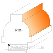 CMT C955 Fréza na sklenené dverné priečky CMT - D28 I19 R10 profil C S=8 HW Náhľad