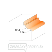 CMT C946 Profilová fréza s ložiskom - R4,8-3,6 D34,2x13 S=8 HW Náhľad