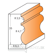 CMT C955.901 Viacprofilová fréza s ložiskom - D23,8x35 S=12 HW Náhľad