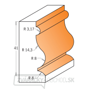 CMT C955.902 Viacprofilová fréza s ložiskom - D27x41 S=12 HW Náhľad