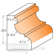 CMT C956 Viacprofilová fréza s ložiskom - D47,5x28,5 S=12 HW Náhľad