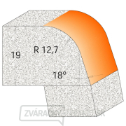 CMT C966 Fréza so zaoblenými hranami pre umývadlá CORIAN - R12,7 D50,8 I25,4 S=12 Náhľad