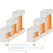 CMT C980 CORIAN bočná drážkovacia fréza - D22,2 I12,7 R4,76 S=12 Náhľad