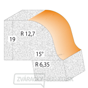 CMT C980 Fréza so zaoblenými hranami pre umývadlá CORIAN - R6,35-12,7 D54 S=12 Náhľad