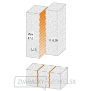 CMT C981 Vlnitá fréza pre CORIAN - R4,36 D15,87x51 S=12 Náhľad