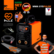 PANTERMAX MMA215pulzný invertor MMA/TIG zváračka SET 3 SUPER MOŽNOSTI Edition Náhľad