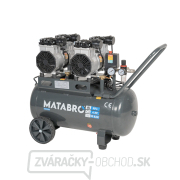 AKCIOVÁ SET SETMB-K204, Bezolejový kompresor 50l, 230V, 4 piesty s príslušenstvom | 4000W | Matabro Náhľad