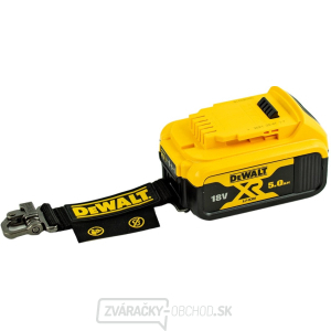 Batéria so zaisťovacím popruhom DeWALT DCB184LR 5Ah, 117 mm gallery main image