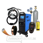 Synergický invertorový zvárací stroj DIGIMIG 351 COMBO PULSE LCD + Horák + Káble + Kukla + Fľaša Co2+ Red. Ventil +... gallery main image