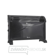 Čierne konvektory s termostatom 2000W (1) Náhľad