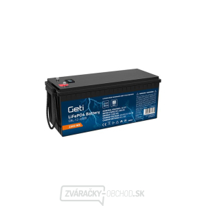 Batéria LiFePO4 12,8V 200Ah GETI GBL-12-200B Bluetooth + displej gallery main image