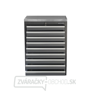 Dielenská skrinka s nerezovou pracovnou doskou | 9 šuplíkov | 680x465x950 mm Matabro SET-CA01065 Náhľad