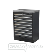 Dielenská skrinka s nerezovou pracovnou doskou | 9 šuplíkov | 680x465x950 mm Matabro SET-CA01065 Náhľad