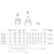 Dvoj- alebo trojramenný hydraulický sťahovák HHL-20FS Náhľad