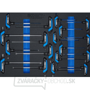 Vložka do dielenského vozíka 3/3: sada skrutkovačov s T-rukoväťou | vnútorný šesťhran, T-profil (pre Torx) BGS 4148 |... gallery main image