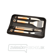 Riwall PRO RBBQ 4W SET 4-dielna prémiová sada grilovacieho náradia z nehrdzavejúcej ocele Náhľad